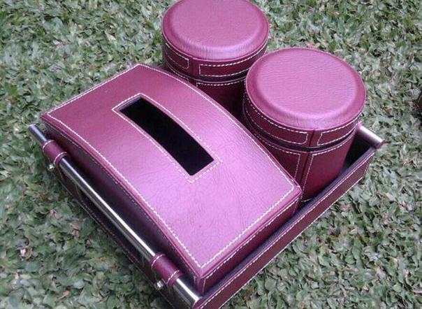 Tray Set Toples Isi 2 Toples Dan Tissue Box