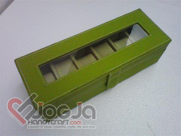Box Jam Tangan Isi 6 Green Inner Cream Box Jam Tangan Isi 6 Green Inner Cream