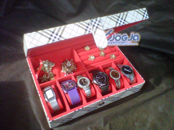 Box 3in1 Vinyl - Watch Mix Jewelry Organizer Box 3in1 Vinyl - Watch Mix Jewelry Organizer