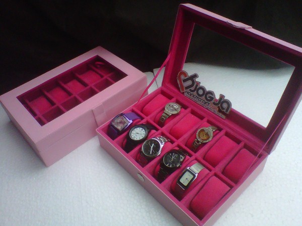  Box Jam Tangan isi 12 Baby Pink
