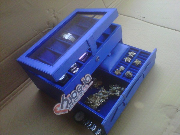 Tempat Jam Isi 12 Mix Accesories Biru Benheur Tempat Jam Isi 12 Mix Accesories Biru Benheur