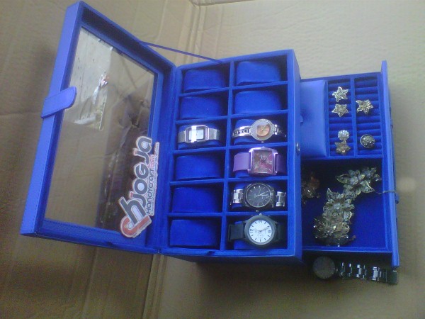 Tempat Jam Isi 12 Mix Accesories Biru Benheur Tempat Jam Isi 12 Mix Accesories Biru Benheur