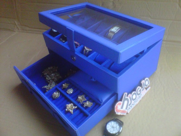Tempat Jam Isi 12 Mix Accesories Biru Benheur Tempat Jam Isi 12 Mix Accesories Biru Benheur