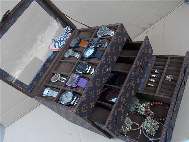 Watch Box Organizer For 12 Watches Mix Glasses and Accesories Drawer Watch Box Organizer For 12 Watches Mix Glasses and Accesories Drawer