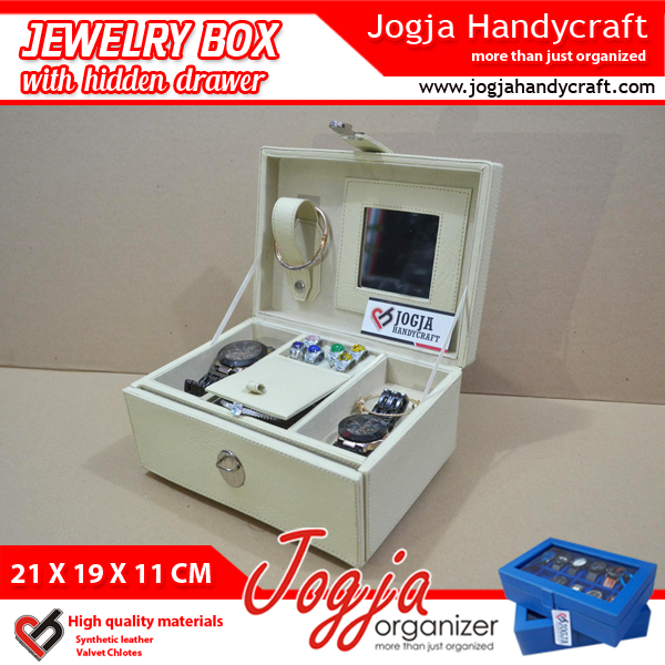 Brockenwhite Jewlery Box With Hidden Drawer