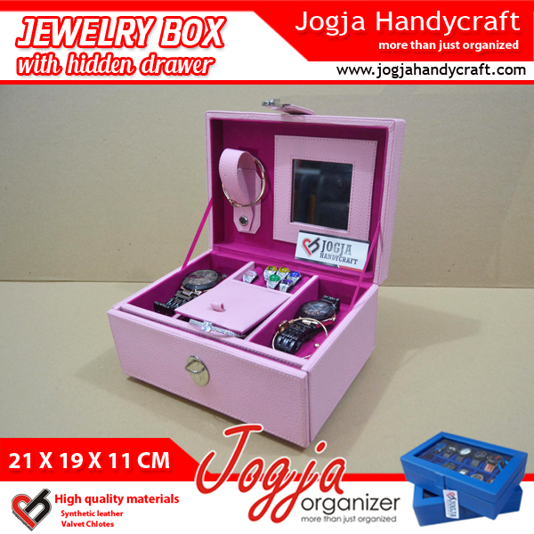 Full Fanta Jewlery Box With Hidden Drawer