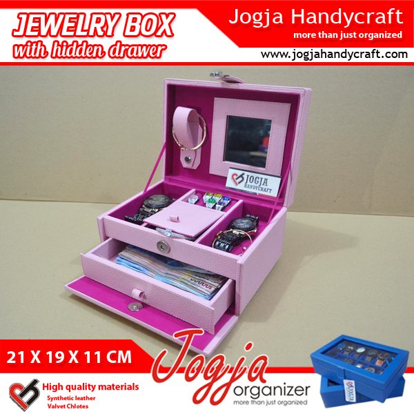 Full Fanta Jewlery Box With Hidden Drawer