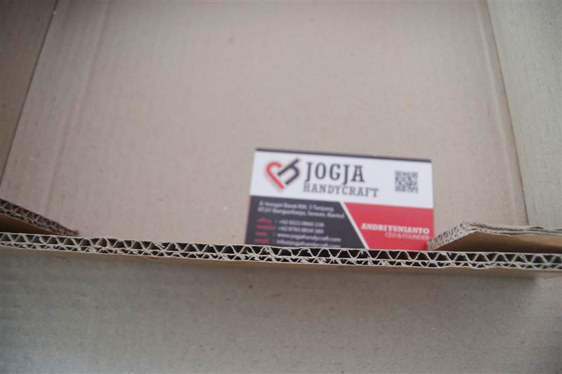safety packaging step 1 (Double Face Sheet)