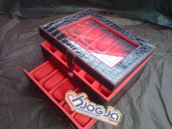 Black Coroc Box Jam Tangan Isi 20