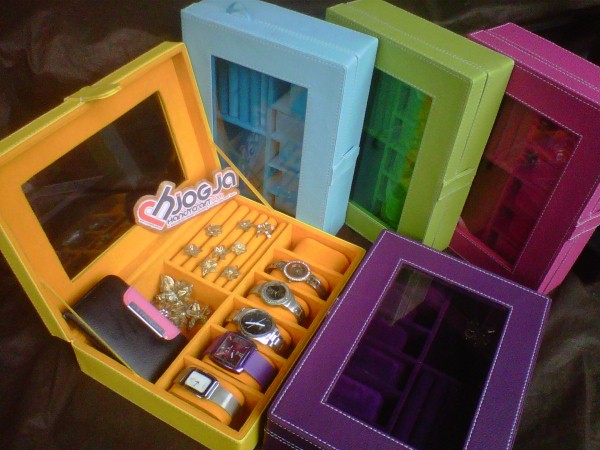 Box 3in1 Vinyl - Watch Mix Jewelry Organizer