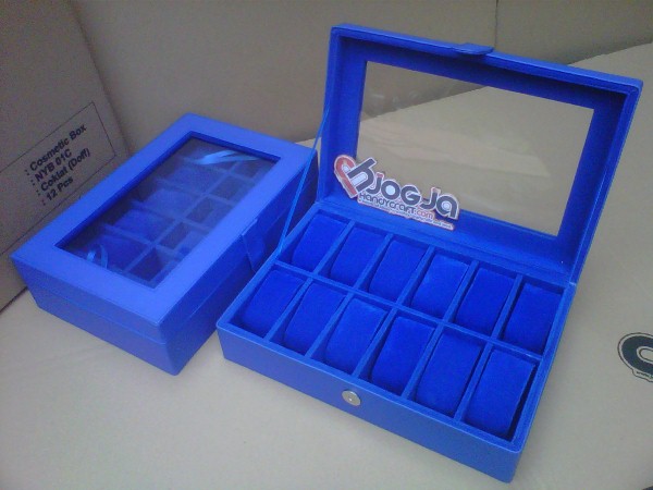 Benheur Blue Tempat Jam Tangan Isi 12