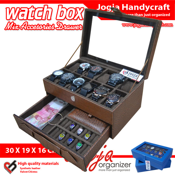 Watch Box Mix Accesories Drawer