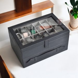 Watch Box Organizer – Kotak Tempat Jam Tangan Susun Isi 24 - Gambar 8
