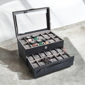 Watch Box Organizer – Kotak Tempat Jam Tangan Susun Isi 24 - Gambar 2