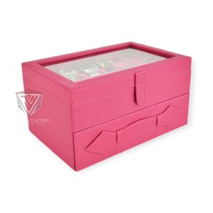 Watch Box Organizer – Kotak Tempat Jam Tangan Susun Isi 24 - Gambar 3