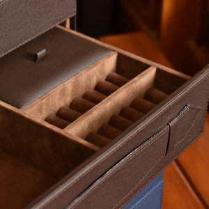 12 Slot Watch Box Mix Accesories Drawer - Kotak Jam Tangan Isi 12 Plus Laci Tempat Perhiasan - Gambar 10